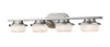 Optum  4 Light Vanity  in Brushed Nickel Finish