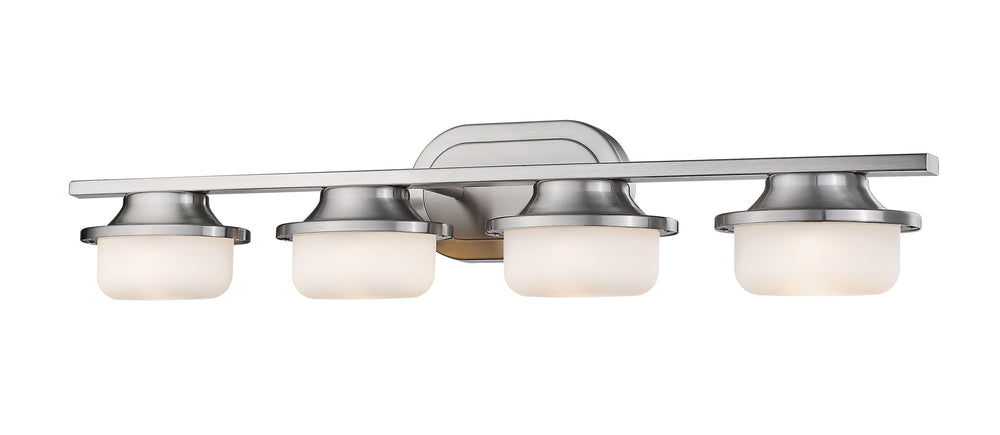 Optum  4 Light Vanity  in Brushed Nickel Finish