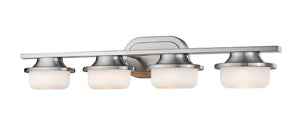 Optum  4 Light Vanity  in Brushed Nickel Finish