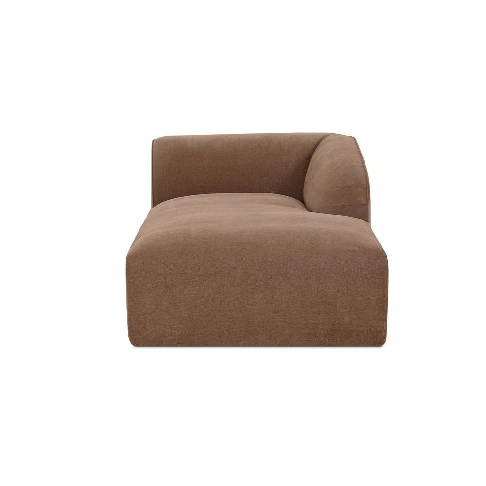 Isla Right Arm Facing Chaise in Mocha