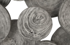 Clouds Wall Art, Grey Stone