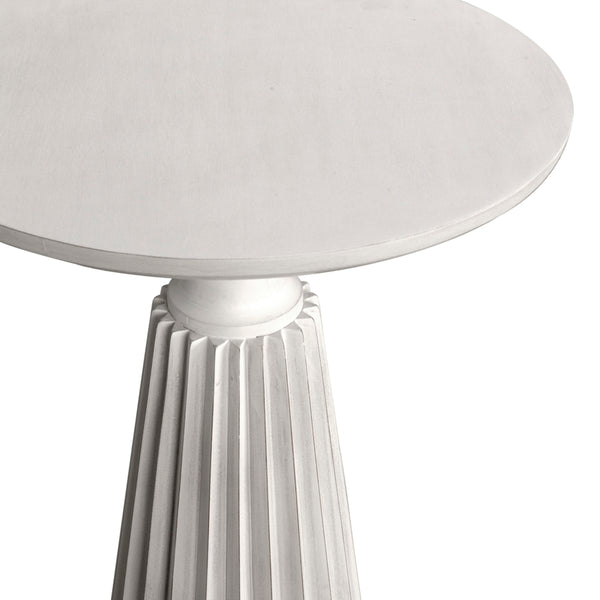 Orson Side Table, White Wash