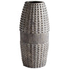 Tall Scoria Vase in Gray