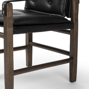 Lenz Dining Armchair In Carson Black