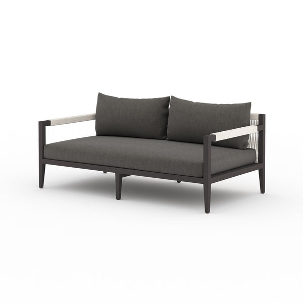 Sherwood Outdoor Sofa 63" in Bronze/Charcoal