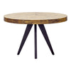 Moe's Parq Round Dining Table in Amber