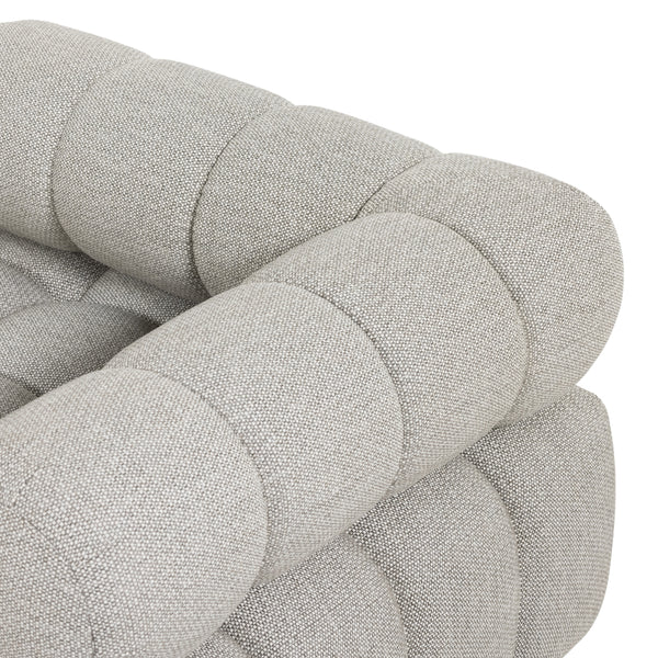 Roma Outdoor 3pc Sectional W/Ottoman In Ash