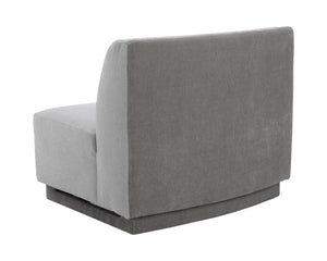 JACLYN MODULAR - ARMLESS CHAIR - EGYPT LIGHT GREY / DANNY MEDIUM GREY