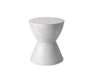 LOGAN END TABLE - WHITE