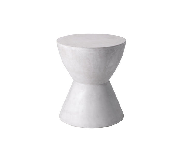 LOGAN END TABLE - WHITE