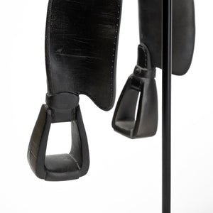 Colt I 9L x 8W Black Equestrian-Inspired Western Horse Saddle