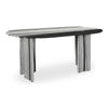 Celia Oval Dining Table in Panda Marble