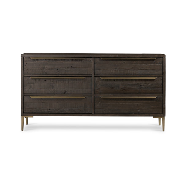 Wyeth 6 Drawer Dresser-Dark Carbon