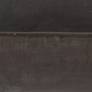 Athena Extra Large Oblong Black-Brown Reclaimed Wood Bowl