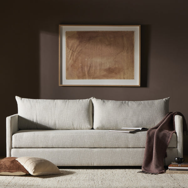Wickham Sofa Bed In 86.5" In Alameda Snow In Full