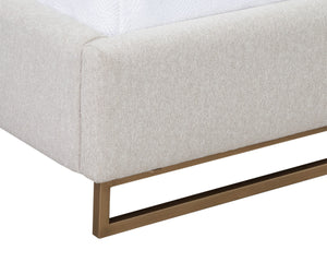 NEVIN BED - QUEEN - DOVE CREAM