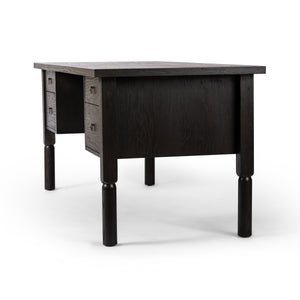 Concord Desk In Charcoal Oak