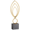 Nova Sculpture in Gold and Black