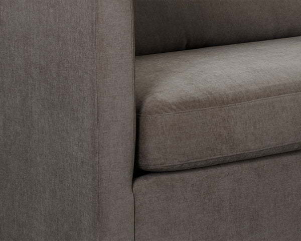 LEANDER SOFA - DANNY DUSTY BROWN