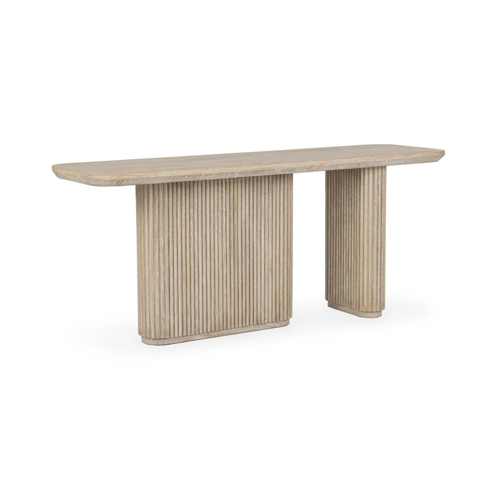 Vander Solid Wood Console Table with FSC Certified Oak Veneer