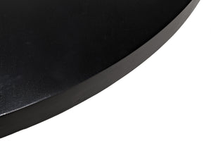 Hugo Dining Table, Hand Rubbed Black