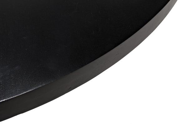 Hugo Dining Table, Hand Rubbed Black