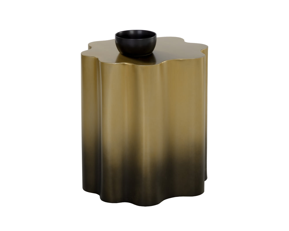 DAHLIA END TABLE - GOLD OMBRE