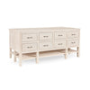 Creamwood Workstation - White Washed Finish