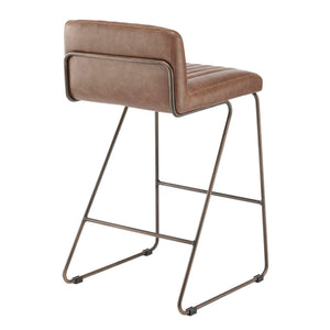 Raoul Counter Stool In Antique Cigar Brown