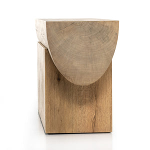 Elbert Console Table In Rustic Oak Veneer