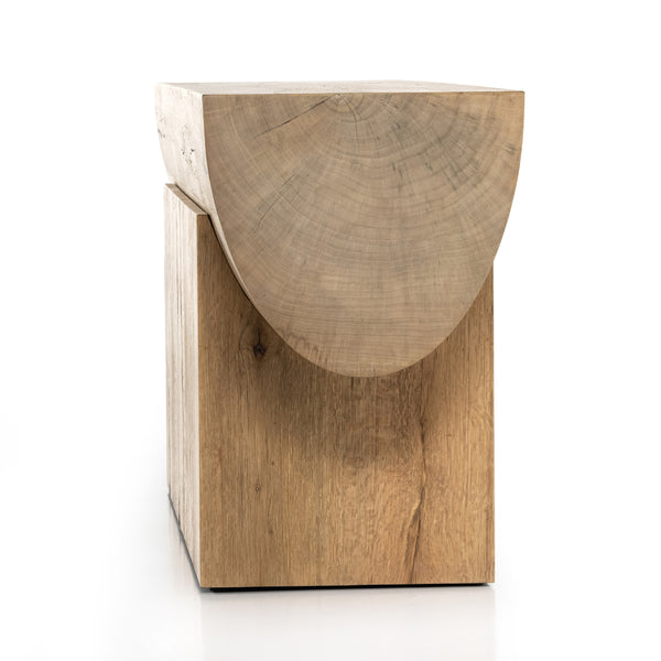 Elbert Console Table In Rustic Oak Veneer