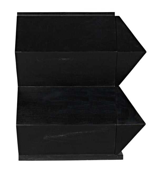 Vico Mahogany Dresser in Hand-Rubbed Black