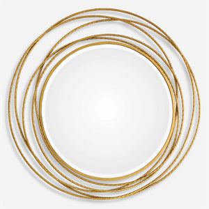 Whirlwind Round Mirror
