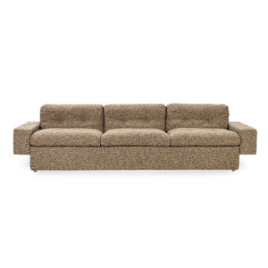 Lucca Upholstered Sofa - Mid-Century Yellow Honey