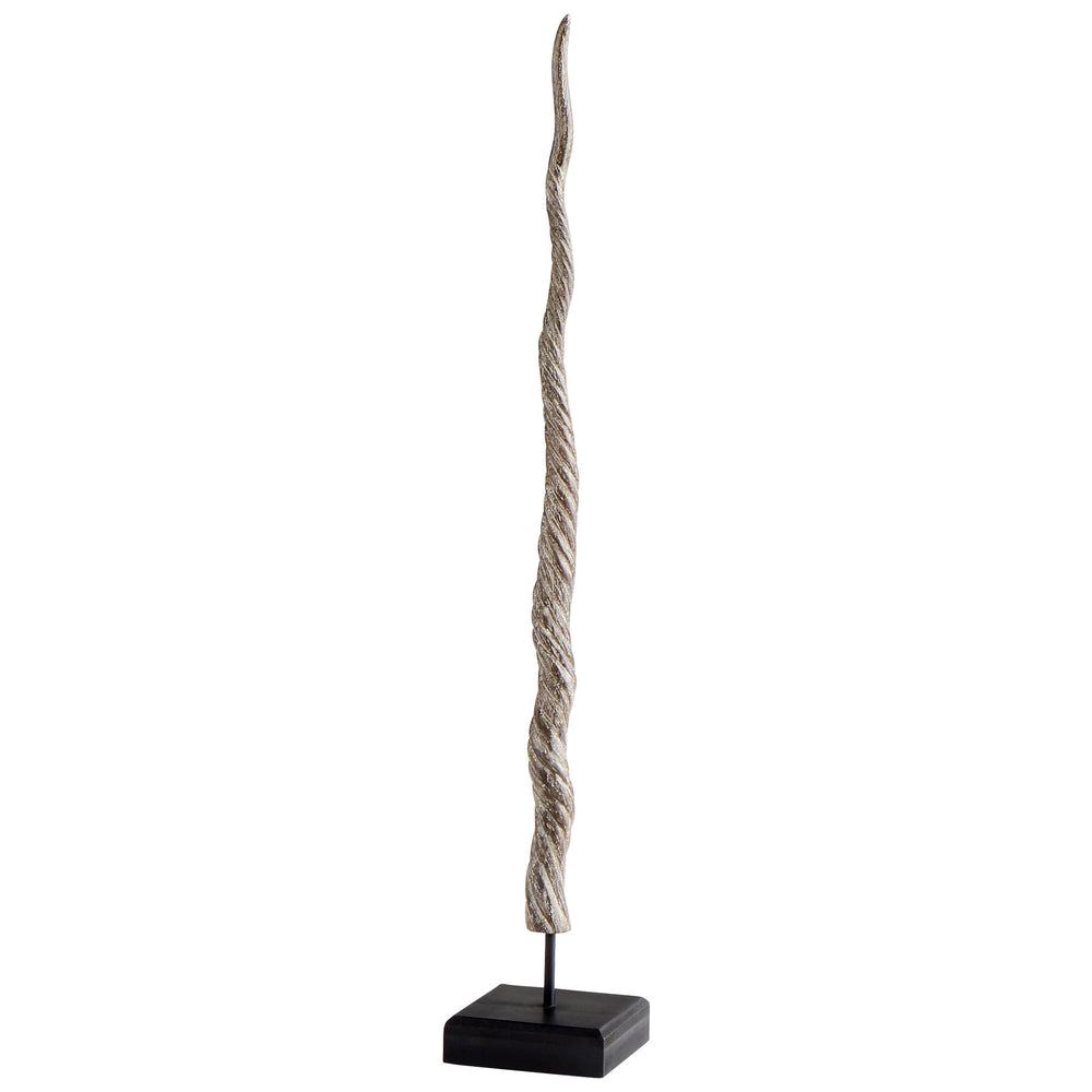 Small Addax Sculpture In Grey Wash