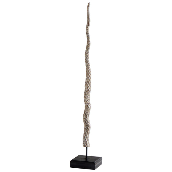 Small Addax Sculpture In Grey Wash