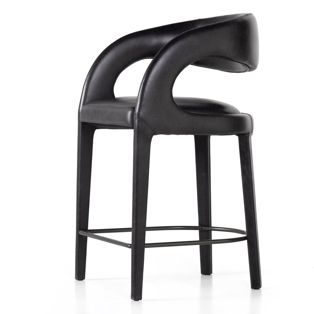 Hawkins Stool In Sonoma Black In Counter