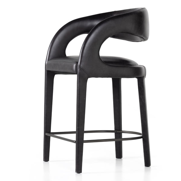 Hawkins Stool In Sonoma Black In Counter