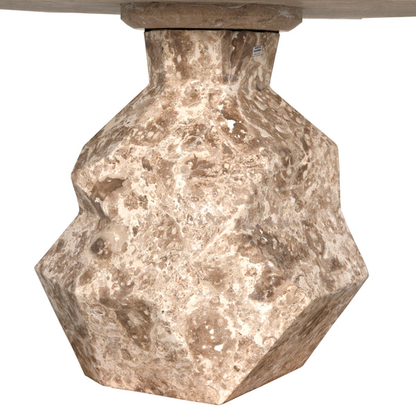 Rind Table, White Marble