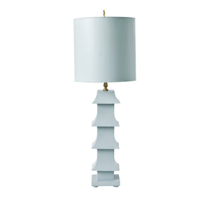 BLUE TOLE PAGODA LAMP