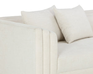 KIRA SOFA - HEATHER IVORY TWEED