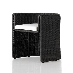 Tucson Outdoor Dining Armchair In Coal
