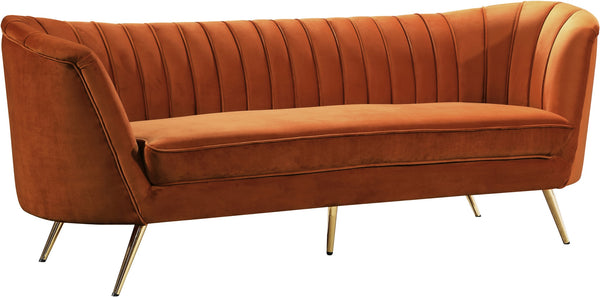 Josefina Sofa In Cognac Velvet