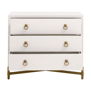 Strand Shagreen 3-Drawer Nightstand
