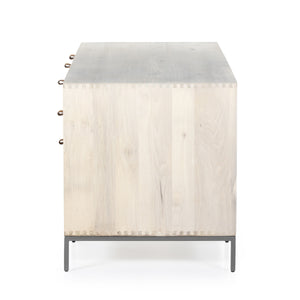 Trey Executive Desk In Dove Poplar