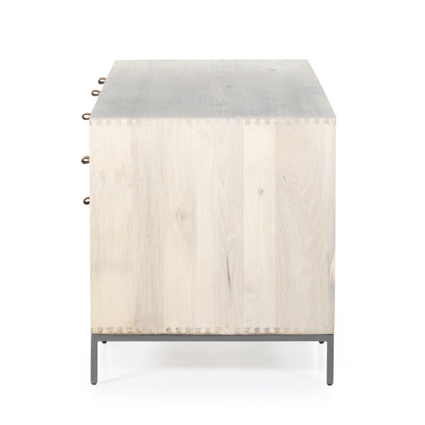 Trey Executive Desk In Dove Poplar