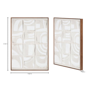 Unfold 2 Framed Print by Moe's - Multicolor