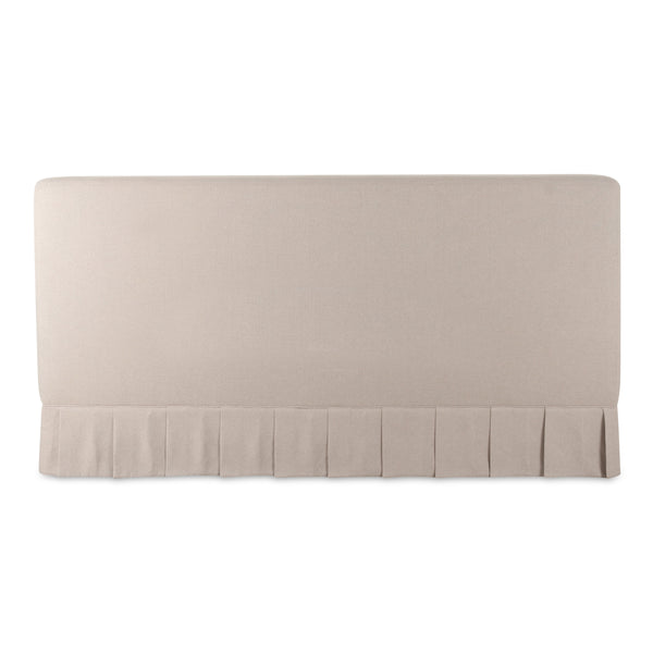 Maren Queen Bed in Beige Upholstery