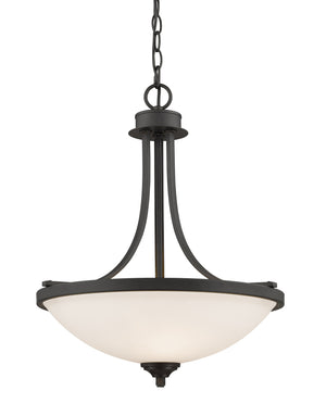 Bordeaux 3 Light Pendant in Bronze Finish