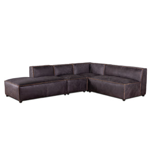 Portofino 4-Piece Sectional Antique Ebony